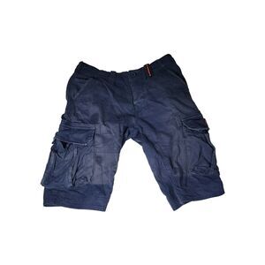 Superdry Shorts Mens Size 40 Blue Cargo Hiking Camping Outdoors Camp M71011NT